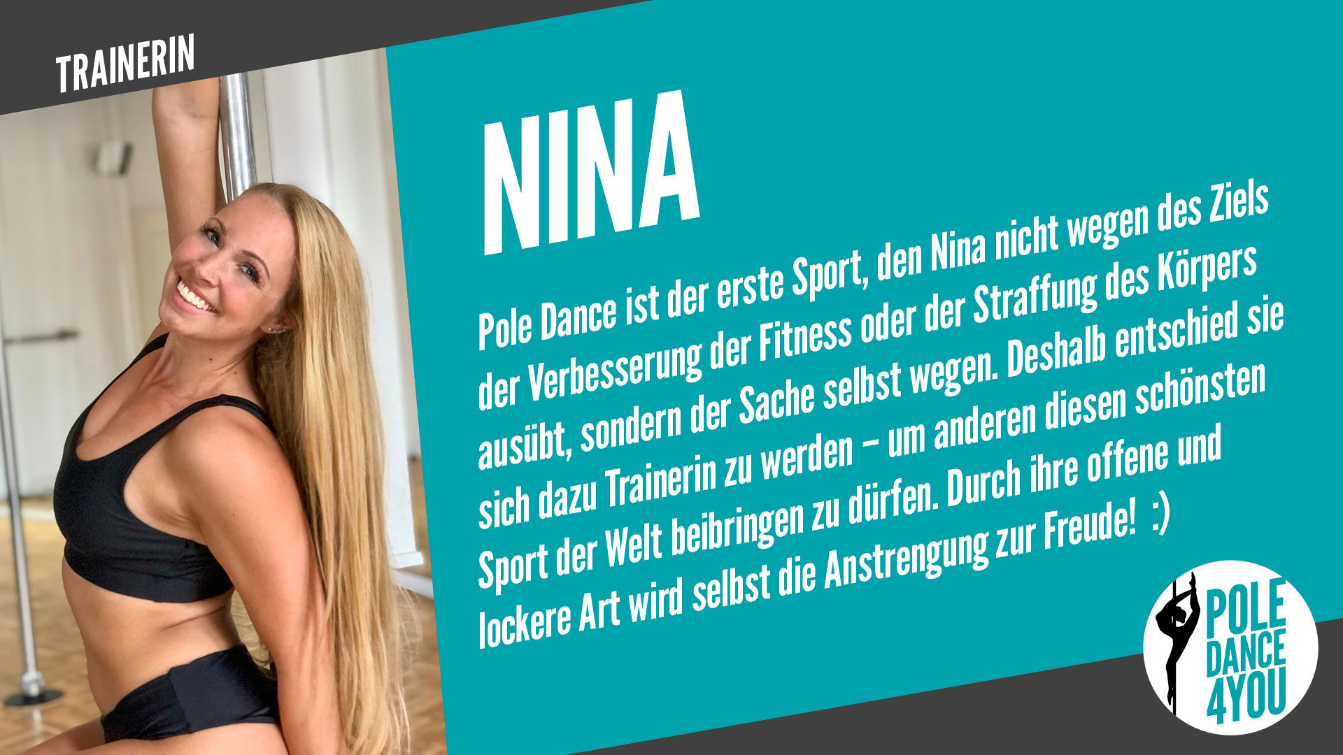Pole Dance Trainerin Nina